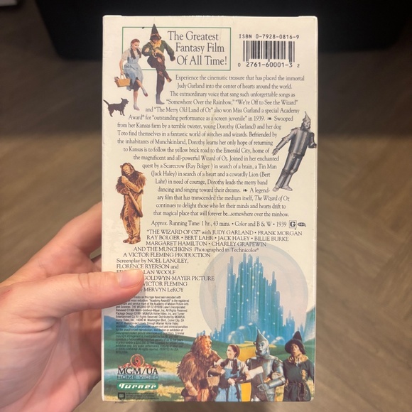 NWT Wizard of Oz VHS Movie - Picture 3 of 3